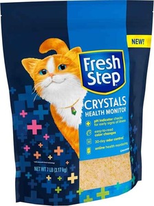 Litière pour chat en cristal de surveillance de la santé Fresh Step, technologie de pH non agglomérante et à changement de couleur, 14 lb (2 paquets de sacs de 7 lb) - Product Image 5