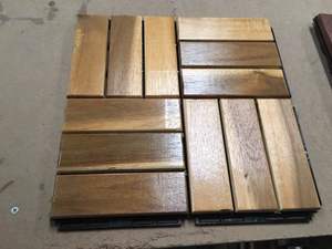 Azulejos de cubierta compuestos de madera y plástico de acacia, respetuosos con el medio ambiente, superficie ABCD para jardín, Patio, balcón y piscina - Product Image 4