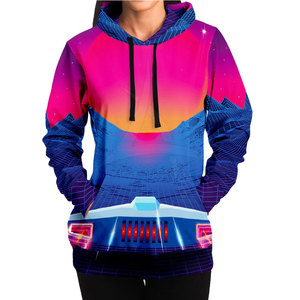 Sweat-shirts à capuche décontractés pour femmes, design personnalisé, sublimation, logo frontal, écologiques, respirants, légers, de haute qualité - Product Image 1