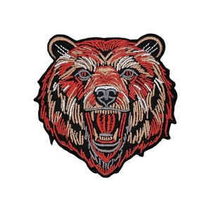 Patchs brodés en chenille de haute qualité 2025, tissu sergé, à coudre ou à repasser, décoration, logo personnalisé, grande taille, fleurs brodées - Product Image 3