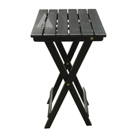 Mesa Auxiliar Moderna Cuadrada de Madera de Acacia Maciza de 28*40cm, Producto Disponible en Vietnam, Soporte Alto para Muebles de Sala de Estar
