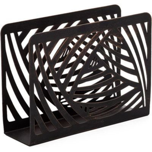 Porte-serviettes en métal doré Elegance avec design créatif en spirale pour table à manger, comptoir de cuisine et décor de restaurant - Product Image 2