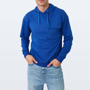 Sudadera con Capucha de Invierno para Hombre, Estilo Urbano, Bordada, con Estampado Digital, Informal, de Forro Polar, Manga Larga, Personalizable - Product Image 6