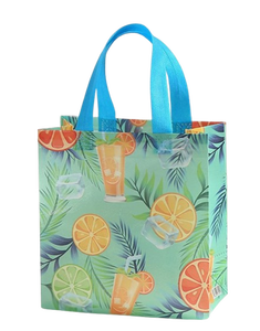 Bolsas de Compras al por Mayor Reciclables con Logotipo Personalizado, Laminación Metálica Plateada y Dorada, de Tela No Tejida, con Asas, de Fábrica Vietnamita - Product Image 4