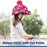 Nouveau design équestre robuste qualité tissu polyvalent Snug Fit casque d'équitation couverture avec arc mignon-coeurs copieux, chapeaux en soie