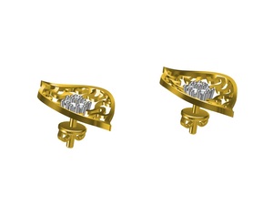 Colgante minimalista de oro de 14 quilates en estilo geométrico elegante Tendencias modernas y atractivo minorista de moda contemporánea al por mayor - Product Image 5