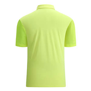 Fabricant de polo de haute qualité pour hommes 100% coton polyester tissu éponge à motif solide de grande taille - Product Image 3