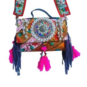 Sac de soirée à bandoulière pour femmes, fabriqué à la main en Inde, sac à bandoulière pour dames, pochette personnalisée de luxe brodée vintage - Product Image 2