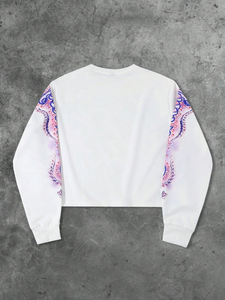 Jésus-Christ sublimé sweat-shirt en polyester personnalisé pour unisexe coupe confortable impression de logo personnalisé - Product Image 2
