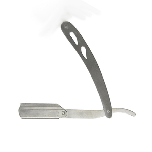 La mejor cuchilla afilada profesional de doble filo, maquinilla de afeitar recta para peluquero, mango de plástico de 28 dientes para diestros, gran oferta de acero inoxidable - Product Image 4