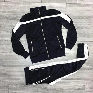 Nueva moda de invierno para hombre 100% chándal de algodón personalizable Jogging conjunto de 2 piezas de alta calidad de secado rápido transpirable - Product Image 4