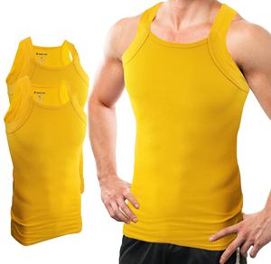 230 GSM Men's Cotton Gym <b>Vest</b> Custom logo Solid Plain Sleeveless Top <b>Bodybuilding</b> Fitness Men tank Tops - Product Image 2