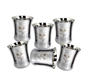 100% verre en acier de bonne qualité fait à la main verre en acier inoxydable Durable pour fête hôtel whisky vin verre à boire pour Offre Spéciale - Product Image 3