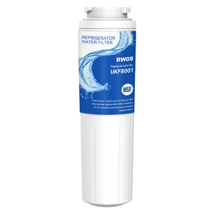 ไส้กรองน้ำสำหรับตู้เย็นในครัวเรือน RW08/UKF8001 แบบถ่านกัมมันต์พลาสติก - Product Image 1