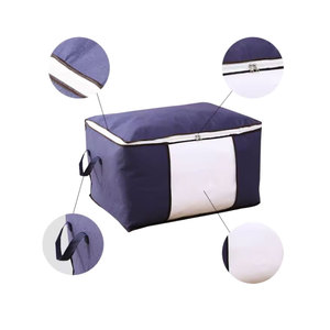 Tissu Vêtements Boîtes De Rangement Pliables Blanchisserie Épais Tissu Respirant Boîtes De Rangement Sacs - Product Image 4