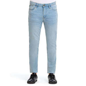 กางเกงยีนส์ผู้ชายแบบมีกระเป๋าหลายกระเป๋าสำหรับฤดูร้อนกางเกงผ้าฝ้ายระบายอากาศได้ดี - Product Image 1