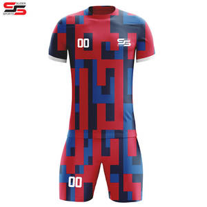 Conjuntos de uniformes de fútbol impresos por sublimación de diseño personalizado al por mayor OEM, uniforme de fútbol de color personalizado para hombres - Product Image 3