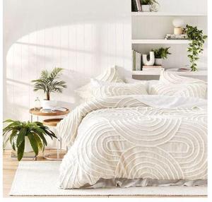 Ensemble de literie de luxe tufté 100% coton housses de couette lavées ensemble de literie reine roi couette complète excellente couture housse de couette - Product Image 1