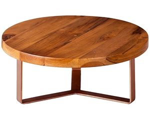 AALIYAN IMPEX Soporte redondo de madera hecho a mano para pasteles Soporte de postre comercial de bajo presupuesto para panaderías Cup Cakes Fabricante indio - Product Image 1