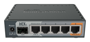 MikroTik hEX S <b>Router</b>, RB760IGS, 5x RJ45 1000Mb/s, 1x SFP, 1x USB - Product Image 2