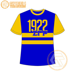 Venta al por mayor Sigma Gamma Rho mujeres camiseta hermandad ropa algodón Jersey alta calidad transpirable camiseta mujeres ropa griega - Product Image 1