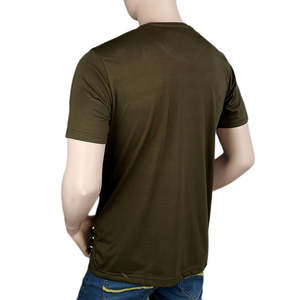 Camiseta de cuello redondo para hombre - Verde - Verde - Product Image 2