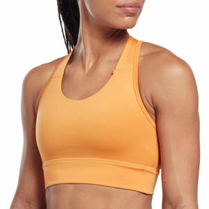 Venta al por mayor Cross Back Yoga Seamless Color sólido Sujetador deportivo Transpirable Fitness Workout Gym Fitness Sujetador deportivo para mujeres - Product Image 6