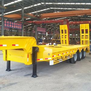 2 3 4 Ejes 30 40 50 60 Cama baja Lowbed Lowboy Loader Drop Deck Heavy Duty <span class=keywords><strong>Dolly</strong></span> Semi Truck Trailer - Product Image 2
