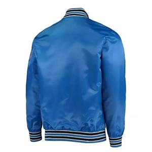 Veste en satin unisexe à la mode Veste de style baseball à finition brillante lisse pour vêtements promotionnels et d'équipe - Product Image 6