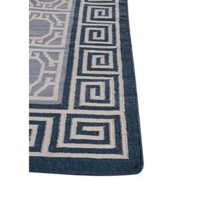 พรมขนสัตว์ทอลายเรียบ Alhambra รุ่น ADWL-13209 สีเทาและดำ ลายเรขาคณิต สำหรับใช้ในบ้าน - Product Image 4