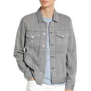 Vente en gros de vêtements de ville veste en jean d'hiver pour hommes à bas prix dernier style de veste en jean pour hommes - Product Image 1