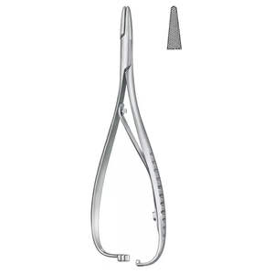 Meilleurs instruments chirurgicaux dentaires manuels, porte-aiguille TC Mathieu, pointe en carbure de tungstène, forceps en acier inoxydable, certifié CE - Product Image 4