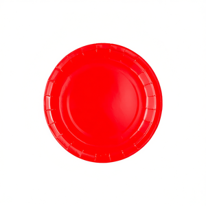 Platos de Papel Rojos para Fiestas de 17 cm, Platos Desechables para Uso en Fiestas - Product Image 2