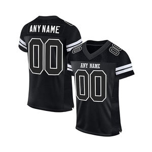 OEM personalizado fútbol americano Jerseys aparejos sarga sublimación equipo uniformes al por mayor ropa deportiva transpirable para los hombres - Product Image 3