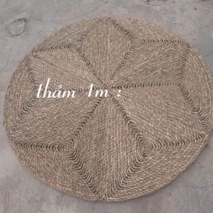 Seagrass Fiber Handwoven Mat \ Sustainable Home Decor & Floor <b>Rug</b> - Product Image 2