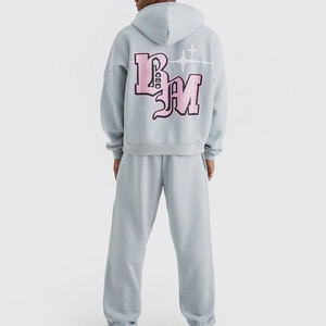 ชุดวอร์มผ้าฝ้าย100% สำหรับผู้ชายสไตล์ลำลองคอปกมีฮู้ดระบายอากาศได้ดีที่สุด - Product Image 3