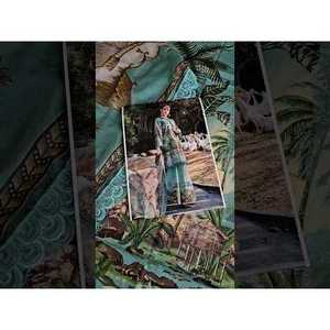 MPrints 'Sprint Summer'26 D-2907-A เสื้อชีฟองปักลายแขนสามส่วนผ้าลอนน์-TC-1605 - Product Image 2