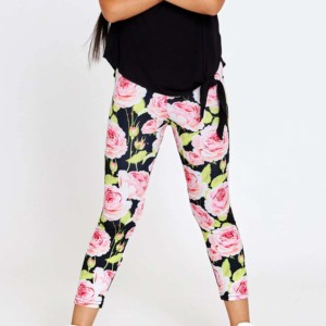 เลกกิ้งแฟชั่นแนวสปอร์ตสำหรับเด็กผู้หญิงเลกกิ้งแนวแฟชั่นระบายอากาศได้ดีพิมพ์ลายได้ตามต้องการ - Product Image 4