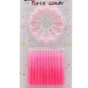 12 velas de cumpleaños multicolores para cumpleaños y Acción de Gracias con soporte de cera de parafina para pasteles de cumpleaños - Product Image 1