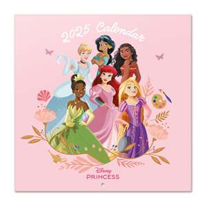 Calendario perpetuo de papel de las Princesas Disney 2025: Diseño impreso para uso en oficina y exhibición en el hogar. ¡Gran promoción! - Product Image 5
