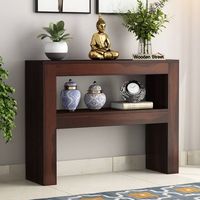 Grande table console en bois pour les entrées Salons Salles à manger et bureaux avec de nombreux rangements et style rustique