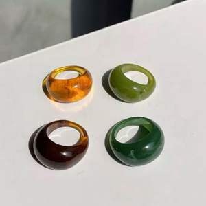 Handmade <b>Resin</b> Finger <b>Rings</b>-Fashion Party Style Wedding & Holiday Gifts - Product Image 1