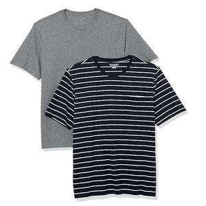 Camiseta de Hombre, Diseño Sólido, Tejido Comprimido, Hilo de Poliéster/Algodón de Peso Pesado, Impresión Serigráfica, Camisetas Personalizadas - Product Image 3