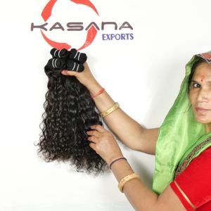 Traitement brut vietnamien aucun 100% couleur naturelle non transformée cuticule alignée en gros paquet tissage Extensions de cheveux humains - Product Image 4