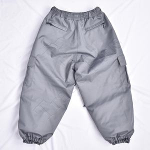 Pantalones de esquí al aire libre personalizados profesionales de alta calidad impermeables a prueba de viento de talla grande impreso Snowboard cintura elástica recta - Product Image 2