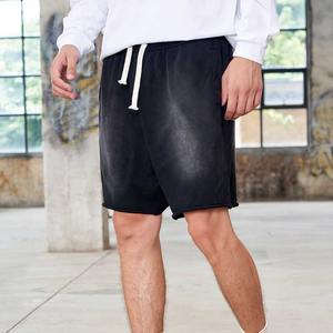 Pantalones Cortos Deportivos de Verano para Hombre, de Alta Calidad, Spandex/Algodón, con Logotipo Personalizado, Transpirables, Diseño Sólido, Estilo Casual, para Correr - Product Image 2