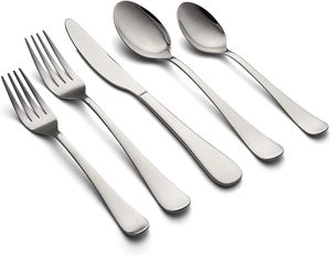 Couverts en satin de qualité supérieure nouveauté couverts professionnels en acier inoxydable pour événements couteau indien à usage alimentaire - Product Image 1