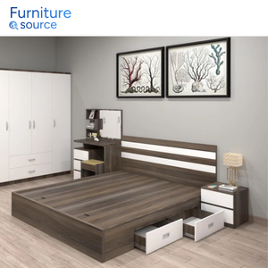 Elegante base de cama de MDF con pintura no tóxica, paneles de corte de precisión y tornillos de grado industrial para uso a largo plazo de Vietnam - Product Image 1