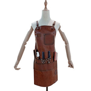 Tablier de barbier de salon en cuir durable de haute qualité Tablier multi-poches unisexe durable - Product Image 4