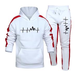 Chándal para hombre Gran oferta Otoño Invierno Hombres Conjunto de dos piezas al aire libre Ropa deportiva Pantalones de chándal Sudadera con capucha Moda Cómodo Casual Jogging - Product Image 2